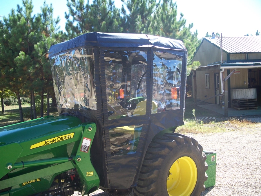 John Deere Tractor Cabs: for 2038R folding ROPS