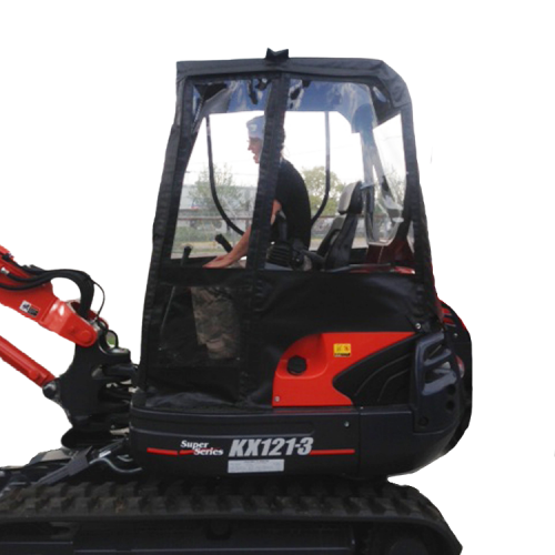Kubota Excavator Cab and Enclosure for OEM  Canopy KX71-3 - Photo 1